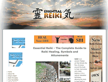Tablet Screenshot of essential-reiki.com
